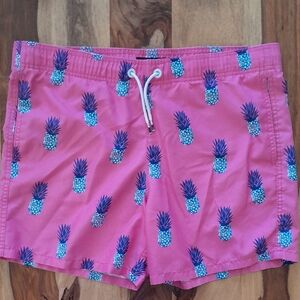 Hollister Pinapple Design Board Shorts